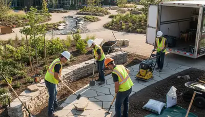 Landscape design for Burlington, NC property by Tree Service Burlington NC
