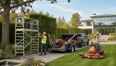 Arbor Tree Care landscaping service in Burlington, NC for residential yard maintenance