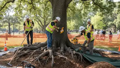Root protection service for trees in Burlington, NC by Tree Service Burlington NC