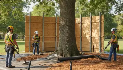 Root protection service in Burlington, NC for healthier, better-anchored trees