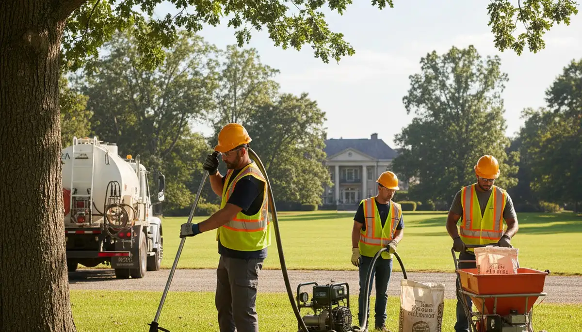 Tree fertilization service in Burlington, NC for healthier, stronger trees by Arbor Tree Care