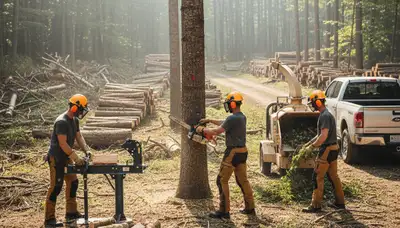 Woodlot management in Burlington, NC for safer, healthier land and improved long-term property use