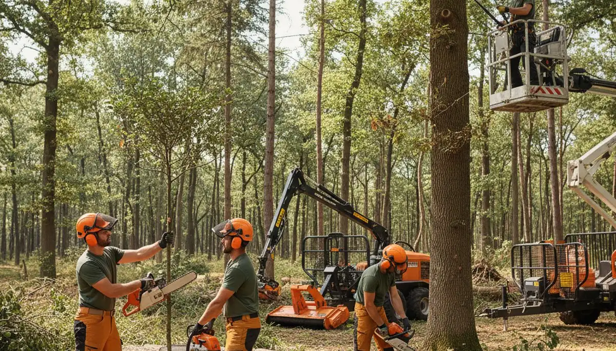 Woodlot management service in Burlington, NC improving land safety and tree health